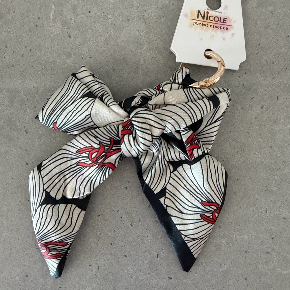 Nicole Bow Key Holder purse or bag Charm in various designs